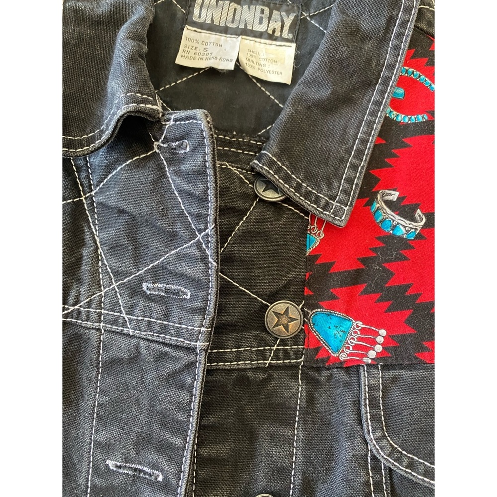 Vintage Unionbay Western Coastal Cowgirl Denim Jacket - Picture 7 of 11